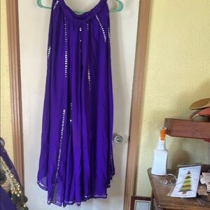 Vibrant Purple Belly Dancing outfit